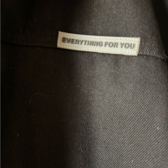 Men's Black bomber coat  Jacket with  faux Fur Collar - Picture 4 of 8